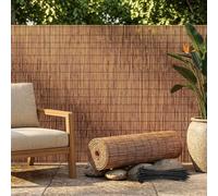 Rollo de Caña de Bambú Natural para Balcón 100/120/130/150/180 cm Valla de Cañizo con Bridas para Ocultación Privacidad Pantalla Duradero para Jardin Exterior Terraza Patio Piscinas(H80xL950cm)
