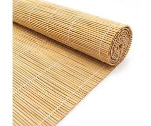 Rollo de Cañizo Natural para Valla de Jardín, Malla de Ocultación Exterior. Panel de Caña Transpirable para Cerramiento de Terraza, Patio y la Zona de Piscina(Natural,130x50cm)