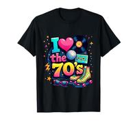 Rollo de Casete Retro I Love The 70s, Vinilo Funky Party 70s Camiseta
