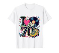 Rollo de Casete Retro I Love The 70s, Vinilo Funky Party 70s Camiseta