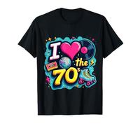 Rollo de Casete Retro I Love The 70s, Vinilo Funky Party 70s Camiseta