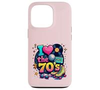Rollo de Casete Retro I Love The 70s, Vinilo Funky Party 70s Carcasa para iPhone 13 Pro
