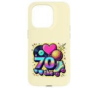 Rollo de Casete Retro I Love The 70s, Vinilo Funky Party 70s Carcasa para iPhone 15 Pro