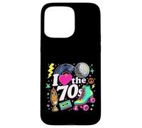 Rollo de Casete Retro I Love The 70s, Vinilo Funky Party 70s Carcasa para iPhone 15 Pro MAX