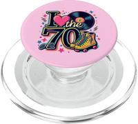 Rollo de Casete Retro I Love The 70s, Vinilo Funky Party 70s PopSockets PopGrip para MagSafe