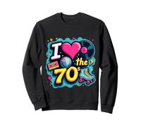 Rollo de Casete Retro I Love The 70s, Vinilo Funky Party 70s Sudadera
