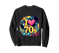 Rollo de Casete Retro I Love The 70s, Vinilo Funky Party 70s Sudadera