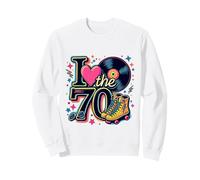 Rollo de Casete Retro I Love The 70s, Vinilo Funky Party 70s Sudadera
