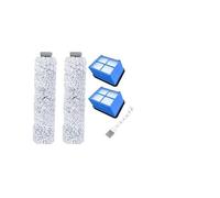 Rollo de cepillo de repuesto Bissell Crosswave 3831 HF2 3845N, piezas de aspiradora, cepillo de rodillo lavable, filtros Hepa