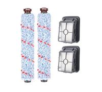 Rollo De Cepillo Multisuperficie 1868 + Filtro De Vacío 1866, Compatible Con Bissell, CrossWave 1785 Series 3888A 3555N 2306A 1785A 2306 Accesorios For Aspiradoras(A (4Pcs))