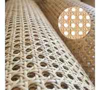 Rollo de cincha de ratán Natural, Tela de ratán para decoración de Muebles y proyectos de Bricolaje de Rejilla para sillas.