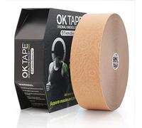 Rollo de cinta de kinesiología de OK Tape Pro, excelente apoyo para el alivio del dolor corporal y evitar lesiones deportivas, terapia clínica sin látex, rollo grande sin cortar, 2 pulgadas x 103