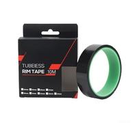 Rollo de cinta de llanta sin cámara de 10 metros, material de polímero resistente a alta presión, para instalación sin cámara de ruedas de bicicleta de carretera y montaña (C-25 mm)