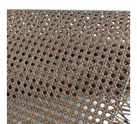 Rollo de Cinta de ratán sintético de Polietileno de 60 cm de Ancho, Color marrón Oscuro, para Muebles, sillas, armarios y proyectos de techado - Tela de Malla Tejida de 31 x 118 Pulgadas