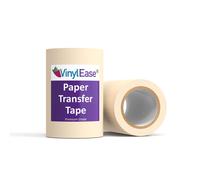 Rollo de cinta de transferencia de papel Vinyl Ease de 6 pulgadas x 100 pies con un adhesivo plano de adherencia media a alta. Funciona con una v