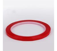 Rollo de cinta para dedos de violín de 66 m, calcomanías coloridas para diapasón para principiantes y niños, guía de notas de PVC de 3 mm de ancho (rojo, 3 mm)