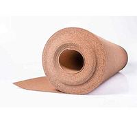 Rollo de corcho (5 m x 10 mm, aislamiento acústico para suelos laminados y parquet, 5 m2)