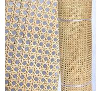 Rollo de Correas de ratán de bambú Natural de 80 cm de Largo, Tejido de ratán pretejido para Muebles, Ideal para armarios y techos (30 x 100 cm).