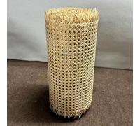 Rollo de Correas de ratán de caña de bambú Natural de 70 cm de Ancho. Rollo de Tela de ratán pretejido para techos de armarios (Tamaño: 30 x 100 cm).