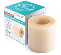 Rollo de enlucido hidrocoloide de 5 cm x 3,6 m, rollo de hidrocoloide, corte a medida, parche hidrocoloide extragrande con autoadhesivo, flexible e impermeable
