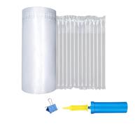 Rollo de envoltura acolchada de burbujas, 40 cm x 20 metros, almohada inflable de aire para embalaje y mudanza resistentes, protector de botella de vino de burbujas grandes, suministros de envío