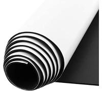 Rollo de espuma autoadhesiva de caucho celular, autoadhesivo, 300 mm (ancho)x1.5 mm (diámetro)x3 m (L) multifuncional, placa de espuma de neopreno, fácil de cortar, placa de goma celular DIY (negro)