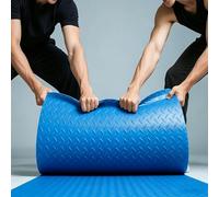 Rollo de estera de goma antideslizante resistente para garaje, gimnasio, remolque, estacionamiento, cobertizo, protección contra el aceite y el agua, fácil de limpiar
