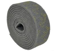 Rollo de estropajo gris esmeril de 6 m, limpiador abrasivo cortado a medida para eliminación de óxido de acero inoxidable, tira de nailon para fregaderos, estufas y suelos de azulejos (10 cm x 6