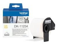 Rollo de etiquetas adhesivas Brother DK-11234 Blanco Desmontable 8,6 cm x 6 cm