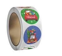 Rollo de etiquetas navideñas - Rollo de etiquetas para de invierno - Pegatinas adhesivas para sobres, tarjetas postales, bolsas de regalo, tarjetas de felicitación scrapbooking favoritas