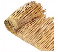 Rollo de faldón de Hierba para cabañas Tiki - Decoraciones de Techo de Paja Mexicana para Bares Tiki, techos de Paja de Palma, escondites para Patos, decoración para Fiestas - Valla de hierb