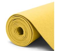 Rollo de fieltro amarillo claro, fieltro por metros, 30 cm x 250 cm x 3 mm, tela de fieltro decorativa, fieltro de poliéster, rollo de fieltro para manualidades, fieltro decorativo