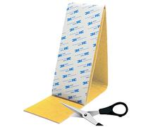 Rollo de Fieltro de 3,5 mm con Adhesivo 3M 9448A - Cortable a Mano - Almohadillas de Fieltro para sillas - Almohadillas Protectoras para Muebles y Suelos, 100 mm x 1 m (Beige)