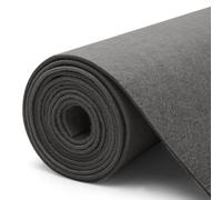 Rollo de fieltro gris hormigón, fieltro por metros, 40 cm x 250 cm x 3 mm, tela de fieltro decorativa, fieltro de poliéster, rollo de fieltro para manualidades, fieltro decorativo