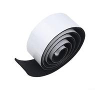 Rollo de fieltro para muebles de 1 m, para patas de silla, protección de suelo de madera dura, antiarañazos, 2 cm de ancho, color gris (negro, 3 mm x 40 mm x 100 cm)