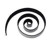 Rollo de fieltro para tira de 1 m, resistente para protección de muebles en suelos duros, para reducir el ruido y la vibración para s para daños superficiales para sillas DeFor sk mesa (negro 3 mm x