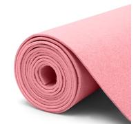 Rollo de fieltro rosa claro, fieltro por metros, 40 cm x 250 cm x 3 mm, para manualidades, decoración, fieltro de poliéster, rollo de fieltro para manualidades, decoración