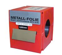 Rollo de fleje calibrado 2.5 m x 50 mm de acero inoxidable, ideal para sujeción, embalaje y trabajos de metalistería.