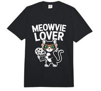 Rollo de Gafas de Cine Meowvie Lover Cat Comfort Colors Adult Heavyweight T-Shirt