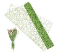 Rollo de Gasa Jacquard Verde, Manualidades y Obsequio