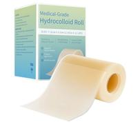 Rollo de hidrocoloide de 7,5 cm x 3,6 m, hidrocoloide, impermeable, para heridas, autoadhesivo, corte a tamaño
