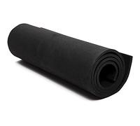 Rollo de hojas de espuma EVA negra, manualidades de espuma para cosplay (6 mm, 13.7 x 39 pulgadas)