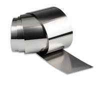Rollo de lámina de acero inoxidable 304 - Tira estrecha, de 10 mm a 50 mm de ancho, 1 metro de largo, de 0,1 mm a 0,5 mm de espesor(0.1x20x1000mm)