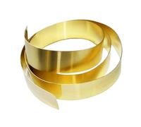 Rollo de lámina de latón for grabado, láminas decorativas de latón dorado for metalurgia.(0.15x200x1000mm)