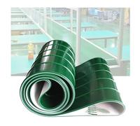 Rollo de lámina transportadora de cinta de alimentación de tambor de PVC resistente al desgaste, piezas de repuesto tipo O para fábrica y producción agrícola, transportador de línea de montaje de 4 x