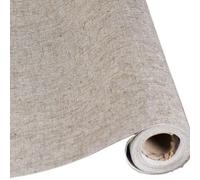 Rollo de lienzo de algodón, Rollo de lona for pintar materiales múltiples, imprimados con aceite, acrílico, algodón y lino, 0,28 mx 5m(380g Linen Blend)