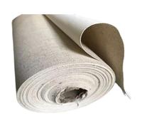 Rollo de lienzo imprimado, superficie de pintura en blanco 100% algodón, 5 m de largo, para artistas profesionales y pintores aficionados, ideal para pinturas al óleo o acrílicas
