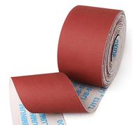 Rollo de lija de 1 m x 114 mm - Tela de esmeril de primera calidad for madera, metal y pulido de automóviles - Compatible con lijadoras de banda(80grit)