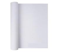 Rollo de lona profesional. Rollo de lona mezcla algodón y lino bIanc0 negro, 0,57 x 5 m, en for pintura al óleo, 1 unidad(White)