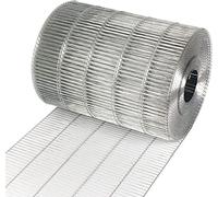 Rollo de malla de alambre de metal de 1 x 10 cm, con revestimiento de zinc, para recinto de aves de corral, 1,8 mm de diámetro, color plateado, 0,5 x 8 m, red de aviario